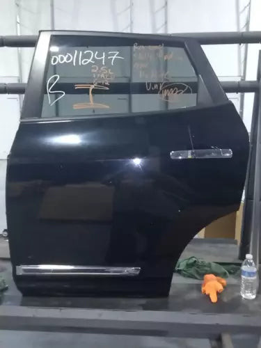 2013 Nissan Rogue Black Left Rear Door OEM Used Salvage SUV used OEM complete door assembly