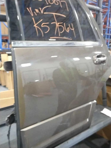 2015 Lincoln Navigator Left Rear Door Tan OEM Used Salvage Auto Part used OEM complete door assembly