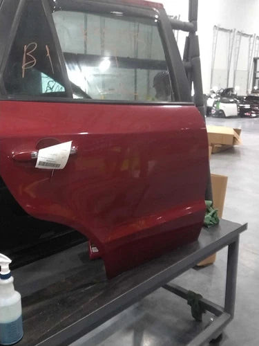 2012 Hyundai Santa Fe Rear Right Passenger Side Door OEM Used Red used OEM complete door assembly