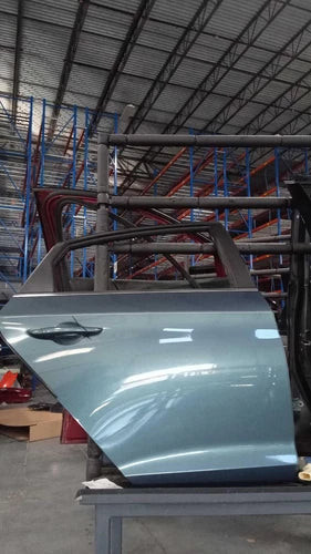 2015 Hyundai Sonata Rear Right Blue OEM Used Door 4DR PW Model NJ25-11784 used OEM complete door assembly