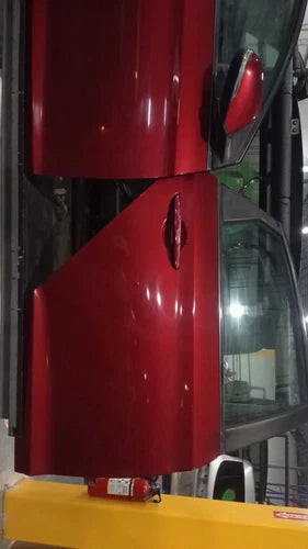 2016 Hyundai Sonata Rear Right Door OEM Red Used Salvage Auto Part used OEM complete door assembly
