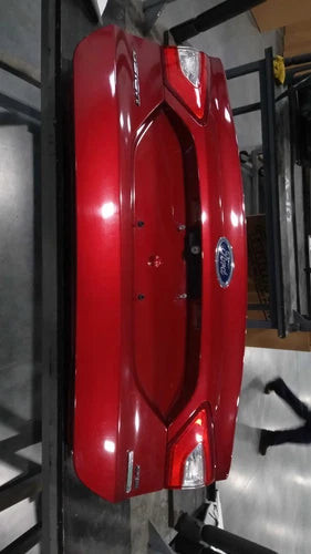Used 2013 Ford Fusion Red Deck Lid OEM, No Spoiler, No Camera used OEM deck lid