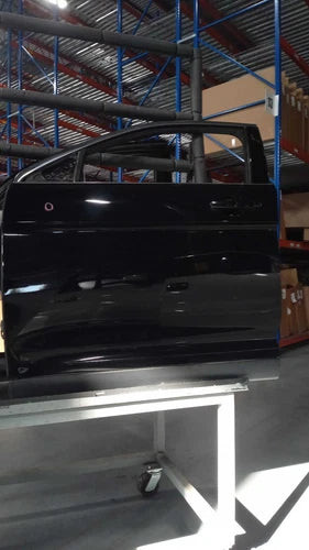 2017 Ford Taurus Left Front Door Black OEM Used 63000 Miles Repair Part used OEM complete door assembly