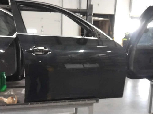 2009 BMW 528i Right Side Front Door Black OEM Used 141K Salvo used OEM complete door assembly