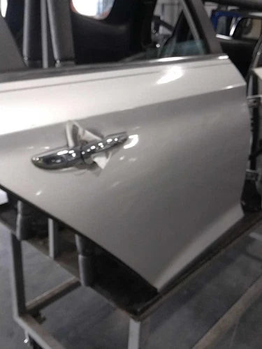 2015 Hyundai Sonata Rear Right Silver OEM Door Used Salvage Part used OEM complete door assembly