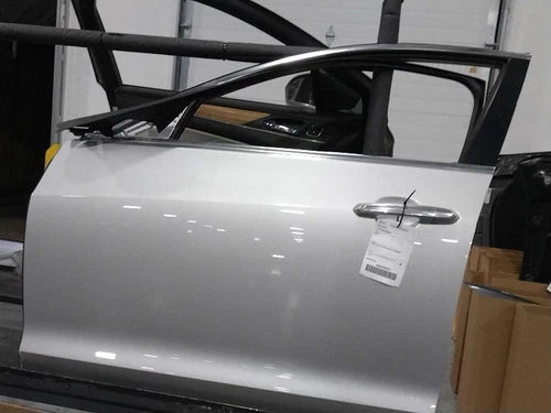 2013 Cadillac ATS Left Front Door Silver OEM Used Repair Part used OEM complete door assembly