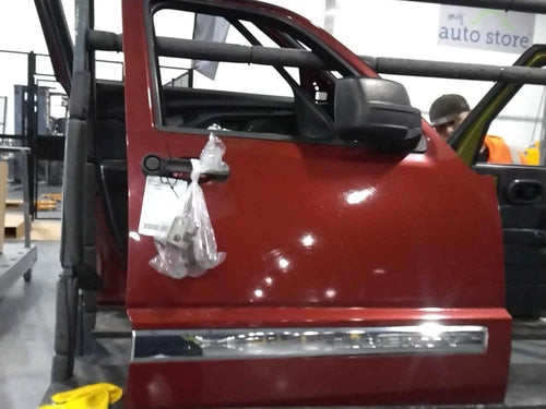 2008 Jeep Liberty Right Side Front Door OEM Red Used 6 Month Warranty used OEM complete door assembly