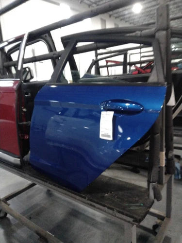 2018 Ford Fiesta Left Blue OEM Door Panel Used Salvage Part used OEM complete door assembly