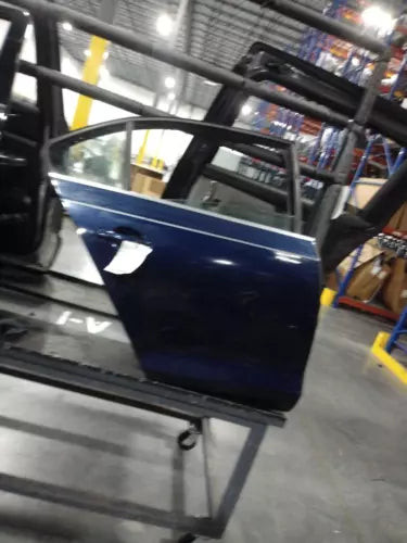 Volkswagen Jetta Rear Right Door Blue Used OEM 2014 141K Mileage used OEM complete door assembly