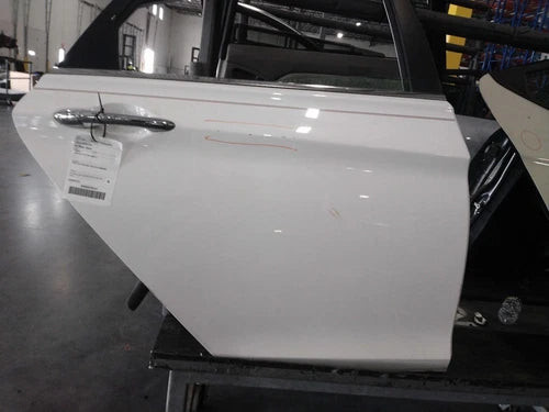 2013 Hyundai Sonata Rear Right White OEM Used Door 2.4L 109K Mi used OEM complete door assembly