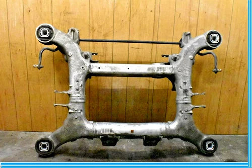 11-16 BMW F10 528i Rear Axle Subframe Crossmember Carrier Cradle 6798545 OEM used OEM rear subframe and crossmember