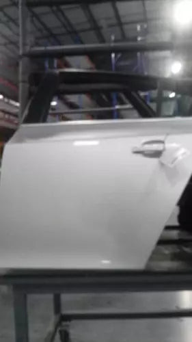 2011 Chevrolet Cruze Left Front Door Silver OEM Used Scratches used OEM complete door assembly