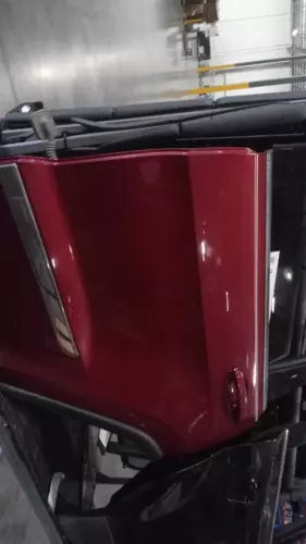 2012 Jeep Grand Cherokee Left Side Red OEM Door Salvage Used used OEM complete door assembly