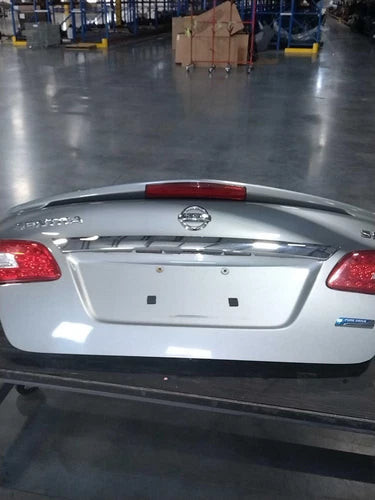 2014 Nissan Sentra Deck Lid Trunk Hatch OEM Used Silver 4DR SR Without Camera used OEM deck lid
