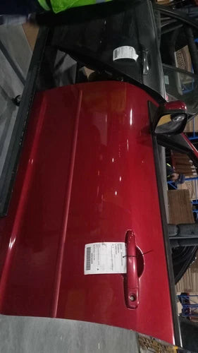2007 Ford Fusion Left Front Door Red OEM Used 83000 Miles Salvage Auto Part used OEM complete door assembly