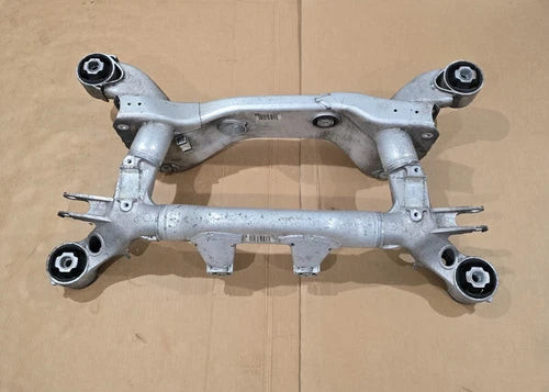 2002 - 2008 BMW 750Li Rear Subframe Suspension Axle Carrier 33-31-6-779-789 OEM used OEM rear subframe and crossmember