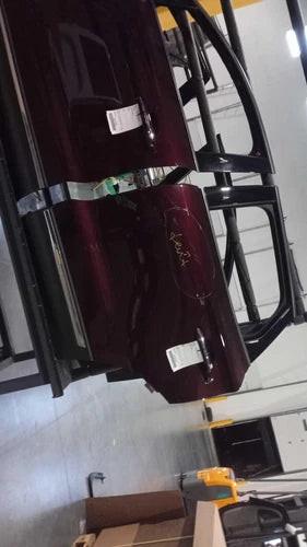 Lincoln MKC 2019 Left Front Door Maroon OEM Used 6 Mo Warranty used OEM complete door assembly