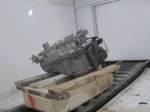 Jeep Compass 2017 Automatic Transmission 9-Speed OEM Used White 52000 Miles used OEM transmission assembly
