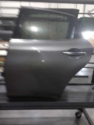2015 Infiniti Q70 Driver Side Front Door Gray OEM Used 4DR PW PL 40K Miles used OEM complete door assembly