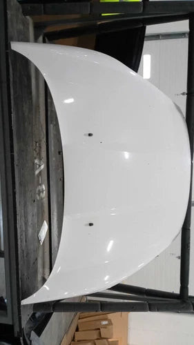 Used 2014 Ford Fiesta White Hood OEM Salvage Auto Part used OEM hood