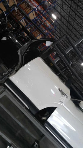 2015 Honda Crosstour Left Front Door White OEM Used 135K Mi used OEM complete door assembly