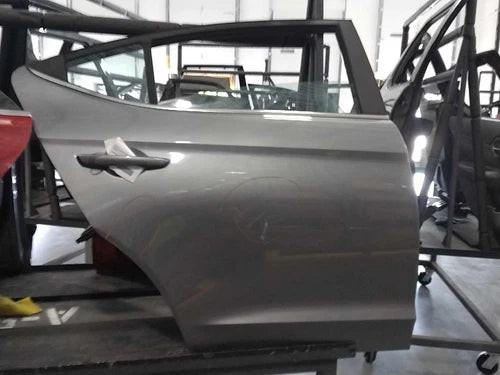 2018 Hyundai Elantra Right Rear Door Grey OEM Used Salvage Auto Part used OEM complete door assembly