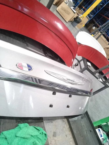 2013 Chrysler 200 Silver OEM Tailgate 4DR Sdn Used Salvage Part used OEM liftgate or tailgate