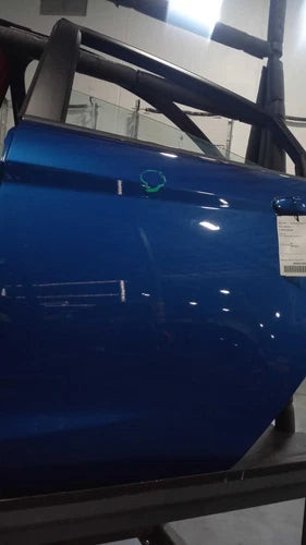 Ford Fiesta 2011 Blue Left Front Door OEM Used 7T4Z7823394B used OEM complete door assembly