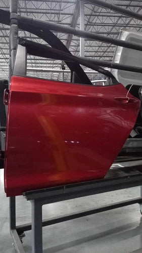 2016 Hyundai Elantra Left Front Door Red OEM Used Salvage Auto Part used OEM complete door assembly