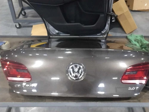 Volkswagen CC 2013 Grey Deck Lid OEM Used Black Oak Brown Metallic Salvage used OEM deck lid