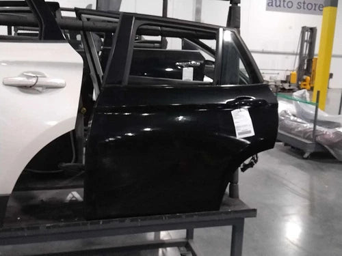 2015 BMW X1 Left Side Front Door OEM Black Used Salvage Part used OEM complete door assembly