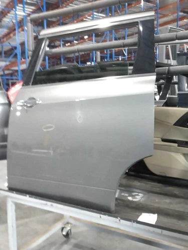 2016 Nissan Quest Driver Side Front Door Gray OEM Used Salvage used OEM complete door assembly