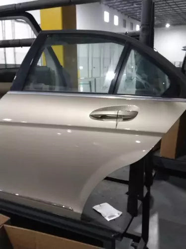 Used 2012 Mercedes-Benz C-Class Front Left Tan OEM Door 117110 Salvage used OEM complete door assembly