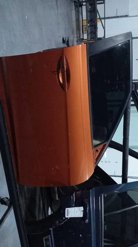 2014 Hyundai Veloster Right Rear Door Orange OEM Used 2DR Power Window CLR used OEM complete door assembly