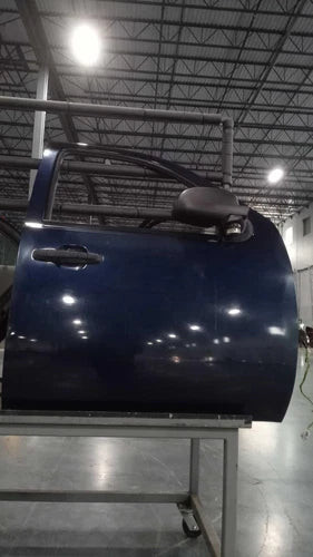2011 Chevrolet Tahoe R Passenger Side Front Door Blue OEM Used Salvage used OEM complete door assembly