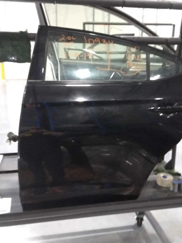 2020 Hyundai Elantra Black Left Front Door OEM Used 4DR Sedan used OEM complete door assembly