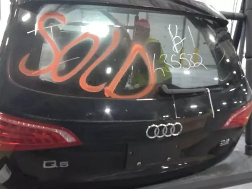 Used OEM Black Tailgate for Audi Q5 2009-2012 with Spoiler used OEM spoiler