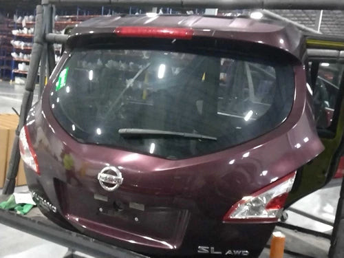 2014 Nissan Murano Maroon OEM Tailgate 4WD 3.50L Used 69000 Mi used OEM liftgate or tailgate