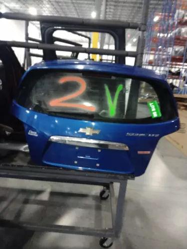 Used 2016 Chevrolet Sonic Blue Deck Lid OEM Salvage Part used OEM deck lid