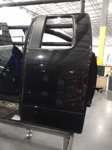 Used 2014 Ford F150 Driver Side Front Door Black OEM Salvage 4WD Pickup used OEM complete door assembly