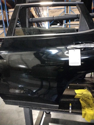 2016 Nissan Rogue Left Black OEM Door Front Passenger Side Used Salvage used OEM complete door assembly