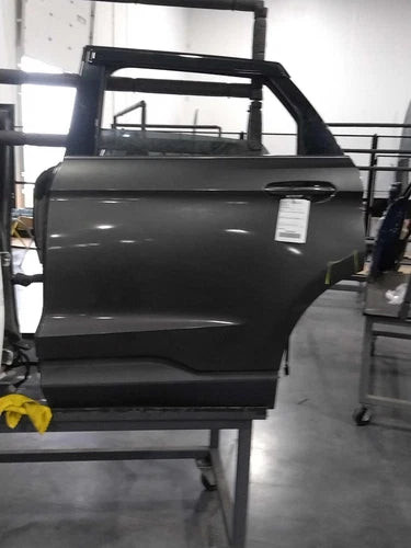 2018 Ford Edge Driver Side Front Door Grey OEM Used 6-Month Warranty used OEM complete door assembly
