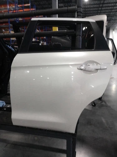 2015 Mitsubishi Outlander Sport Left Rear Door White OEM Used 4DR SUV used OEM complete door assembly