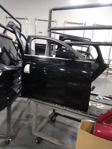 Used 2015 Audi A6 Right Front Passenger Door OEM Black 4G0831052 used OEM complete door assembly