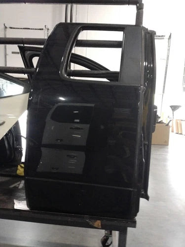 2014 Ford F150 Pickup Rear Right Door Black OEM Used 4WD Pickup used OEM complete door assembly