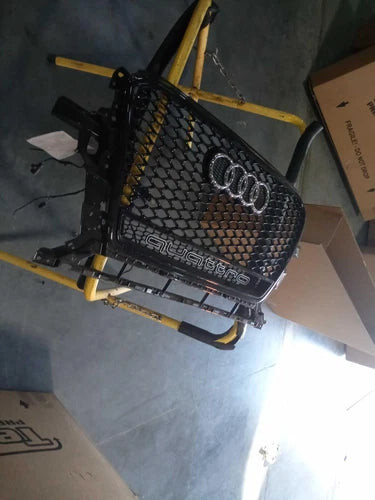 Used OEM Blue 2016 Audi Q5 Grille Upper without S Line Park Assist used OEM grille