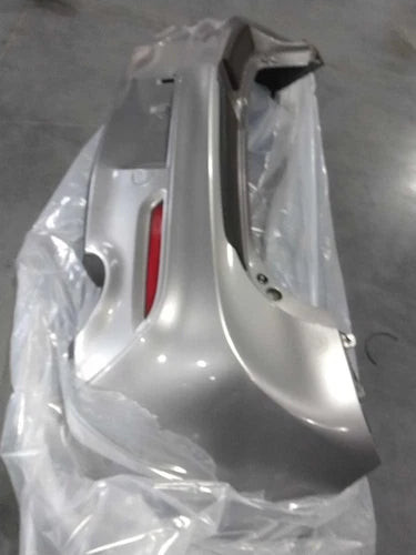 2011 Mazda 3 Silver Bumper Assembly OEM Used Rear Salvage Auto Part used OEM bumper cover