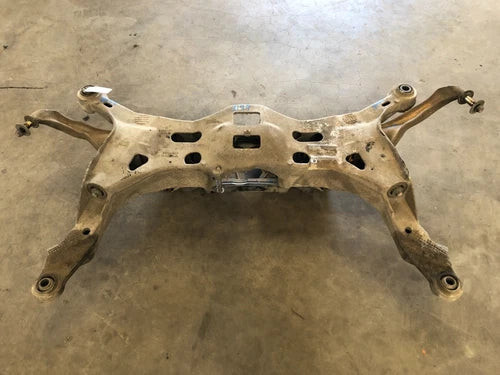 04-07 VOLVO S60R V70R AWD REAR SUBFRAME CROSSMEMBER K FRAME OEM LOT3199 used OEM rear subframe and crossmember
