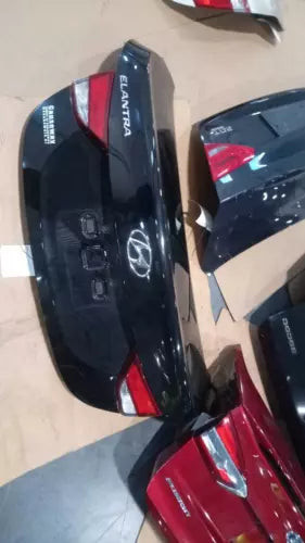 2016 Hyundai Elantra Black OEM Deck Lid Trunk Hatch Used Salvage Part used OEM deck lid