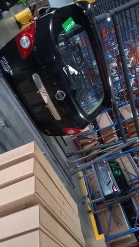 2015 Nissan Rogue Black OEM Tailgate 107K Used Salvage Part used OEM liftgate or tailgate